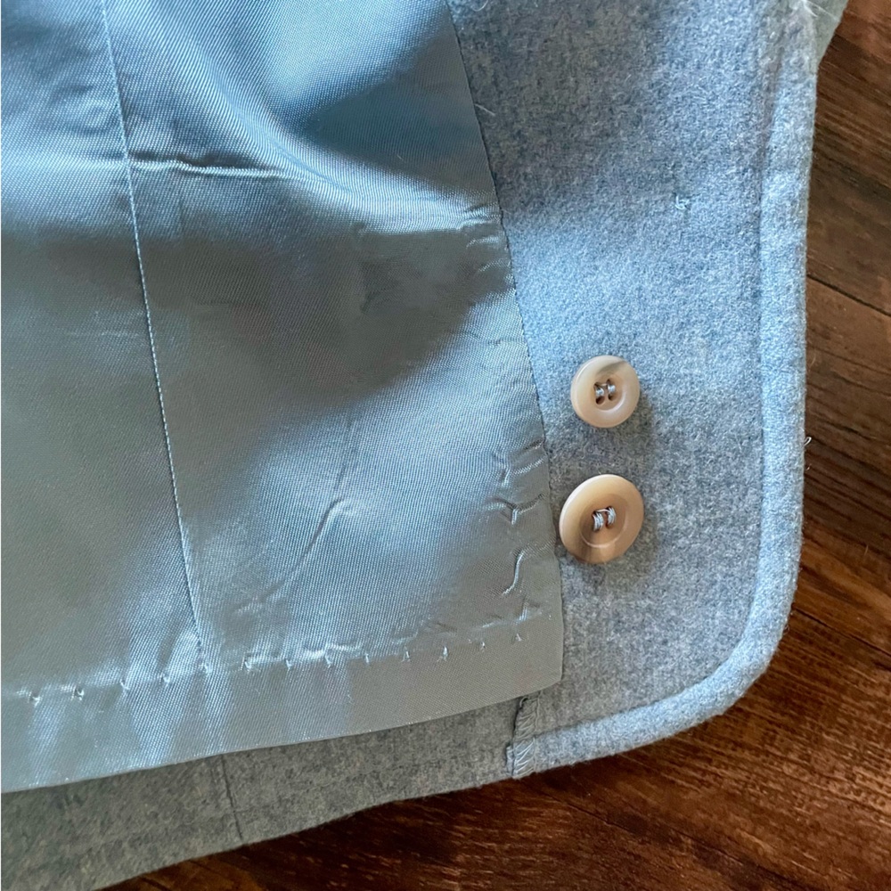 Pendleton Wool Boxy Oversized Robins Egg Blue Sky… - image 5